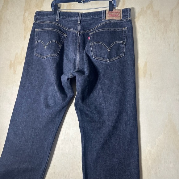 Levis 501XX Black Jeans Men’s 40X32 - Picture 7 of 8